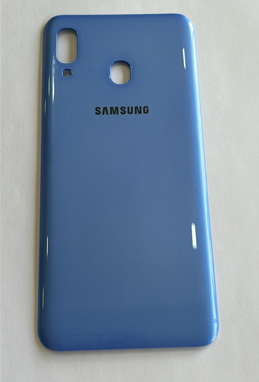 Tapa Samsung A30 Celeste